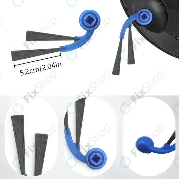 Πλαϊνή βούρτσα, 2 τεμ. για Ecovacs Deebot T30c, T30C Omni