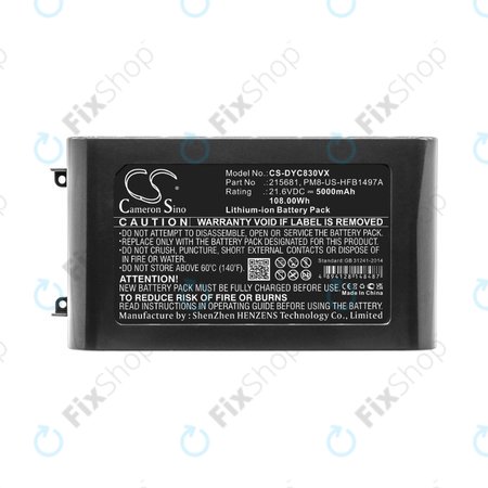 Μπαταρία για Dyson V8, 215681, PM8-US-HFB1497A, 21.6V, 5000mAh, HQ