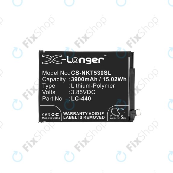 Μπαταρία για Nokia 5.3, 3900mAh, Li-Pol, 3.85 V, LC-440, HQ