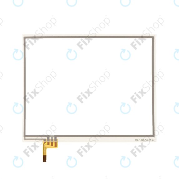 Κάτω γυαλί αφής με αυτοκόλλητο για Nintendo DSi XL και Nintendo DSi LL