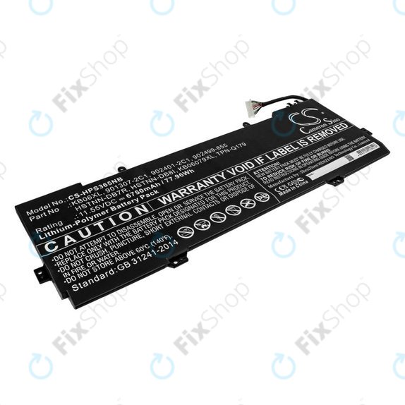 Μπαταρία για HP Spectre X360 15, 6750mAh, Li-Pol, 11.55V, KB06XL, HQ