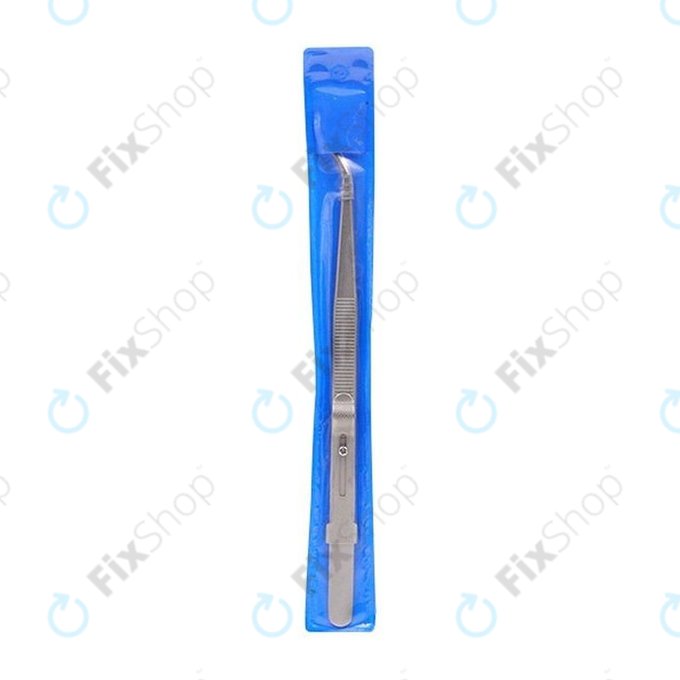 Επαγγελματική Λαβίδα Ανοξείδωτου Χάλυβα με Κυρτή Μύτη (162mm)