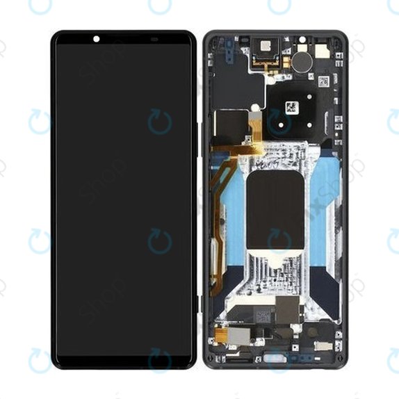 Συγκρότημα οθόνης για Sony Xperia 5 IV, XQ-CQ54, Μαύρο, Black, Service Pack
