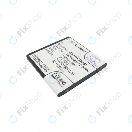 Μπαταρία για HTC Desire X, Desire V, 1600mAh, Li-Ion, 3.7V, 35H00190-03M, HQ