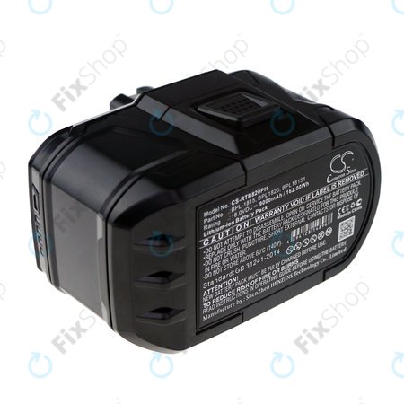 Μπαταρία για Ryobi BID1821, CCC, CTR-180l, P200, P600, P730, 9000mAh, Li-Ion, 18V, BPL-1815, HQ