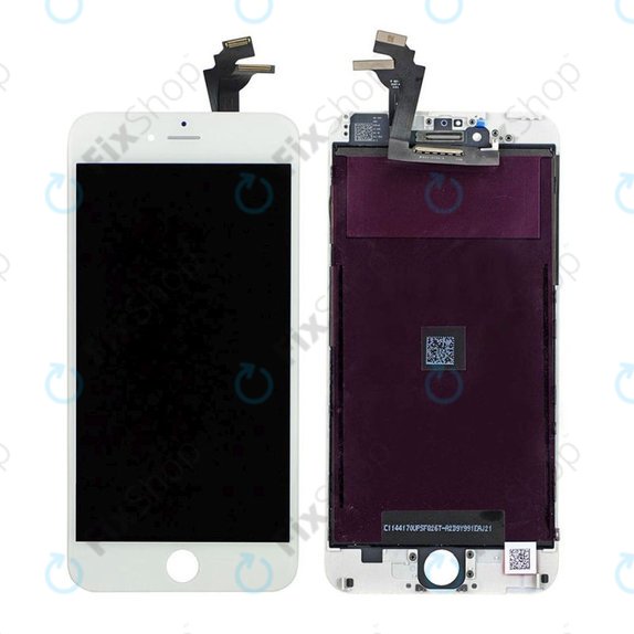 Οθόνη για iPhone 6 Plus, White, Αφής με πλαίσιο