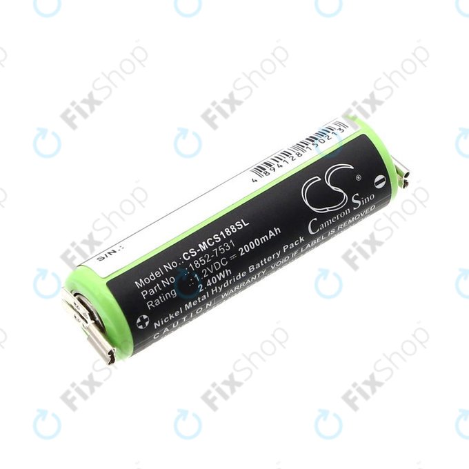 Μπαταρία για Moser Easy Style 1881, 2000mAh, Ni-MH, 1.2V, 1852-7531, HQ