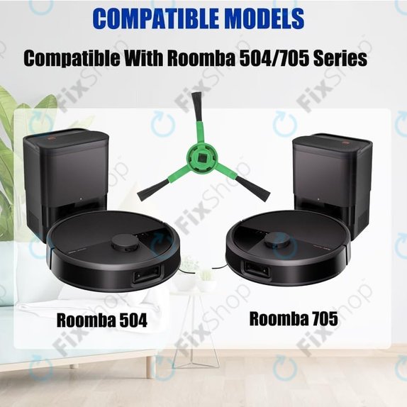 Πλαϊνή βούρτσα, 2 τεμ. για iRobot Roomba Max 705, Plus 504, 505