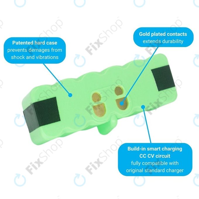 Μπαταρία για iRobot Roomba 600, 700, 800, 900-series, 2130LI, 4502233, 4374392, 14.4V, 5200mAh
