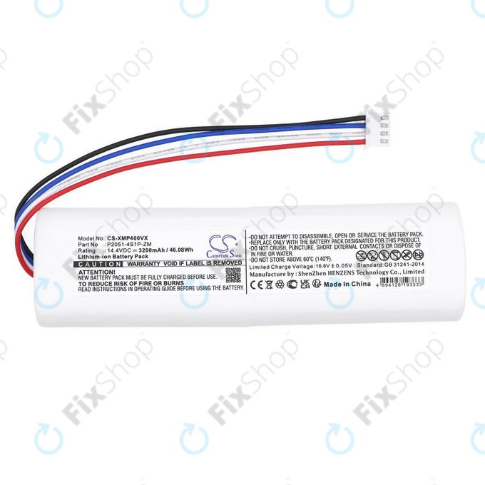 Μπαταρία για Xiaomi Mi Robot Vacuum Mop 2, Mijia Sweeping Vacuum Cleaner 2C, 3200mAh, Li-Ion, 14.4V, P2051-4S1P-ZM, HQ