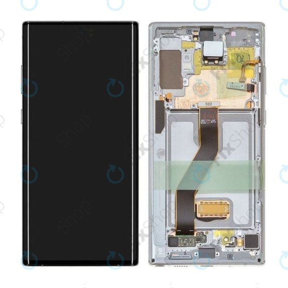 Συγκρότημα οθόνης για Samsung Note 10 Plus, GH82-20838B, G82-20900B, Aura White, Service Pack