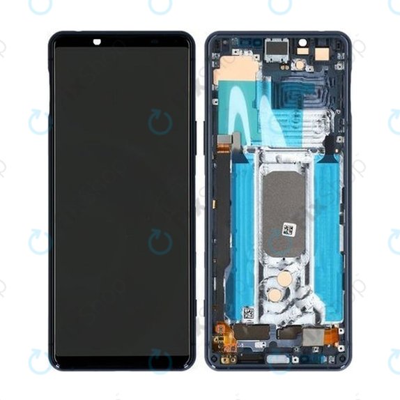 Συγκρότημα οθόνης για Sony Xperia 5 II, Μπλε, Blue, Service Pack
