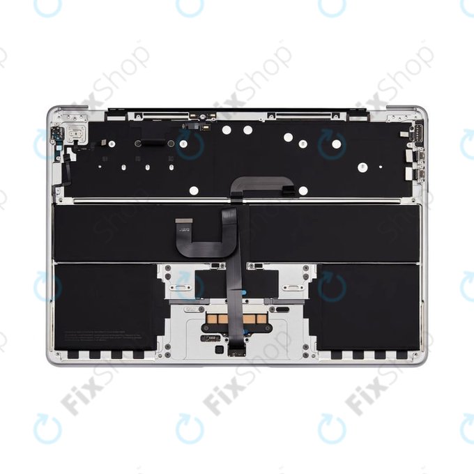 Άνω πλαίσιο πληκτρολογίου για MacBook Air 13", A3113 (2024), με πληκτρολόγιο US και μπαταρία, Silver, 661-40228, Genuine Apple