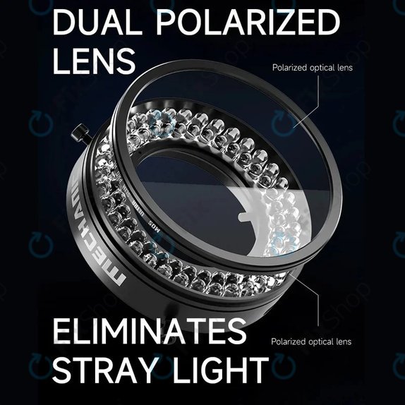 Mechanic LS720 Plus - Πολωμένο LED μικροσκόπιο φως δαχτυλιδιού