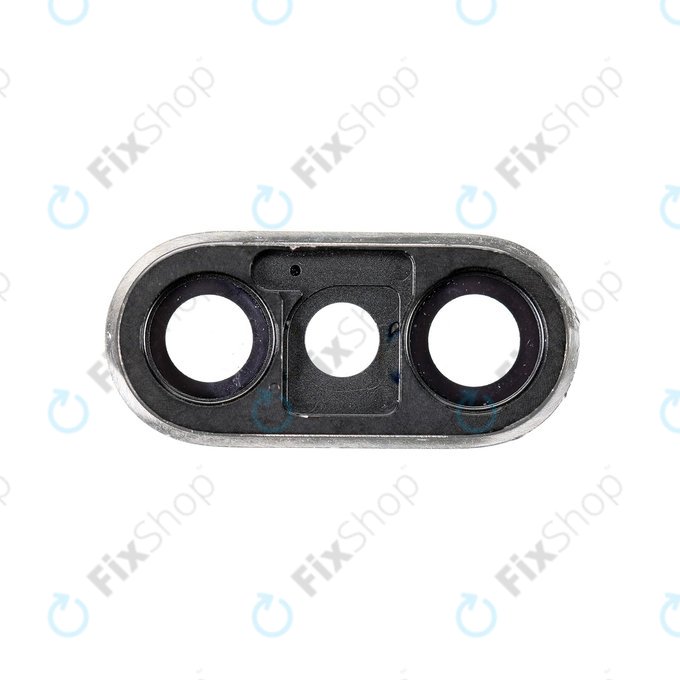 Γυαλί Φακού Πίσω Κάμερας με Πλαίσιο για iPhone XS Max | Ασημί | Silver