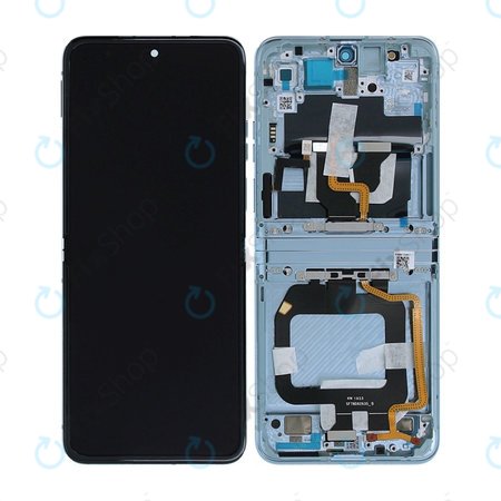 Συγκρότημα οθόνης για Motorola Razr 40 Ultra, Glacier Blue, Service Pack