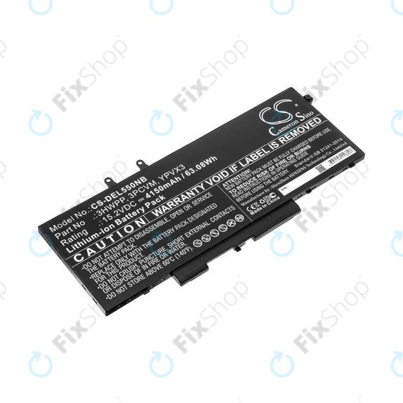 Μπαταρία για Dell Latitude 5501, Latitude 5401, Latitude 14 5410, Latitude 15 5511, 4150mAh, Li-Ion, 15.2V, 3HWPP, HQ