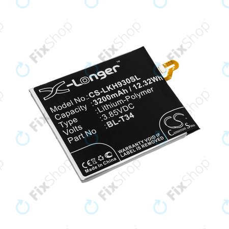 Μπαταρία για LG H930, V30, V35, 3200mAh, Li-Pol, 3.85V, BL-T34, HQ