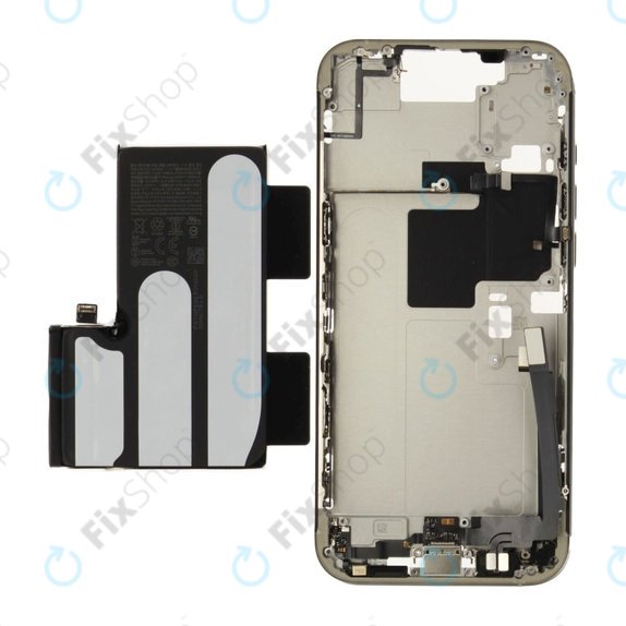 Μεσαίο πλαίσιο με μπαταρία για iPhone 16 Pro Max | White Titanium | ZD076-00694 | Genuine Apple
