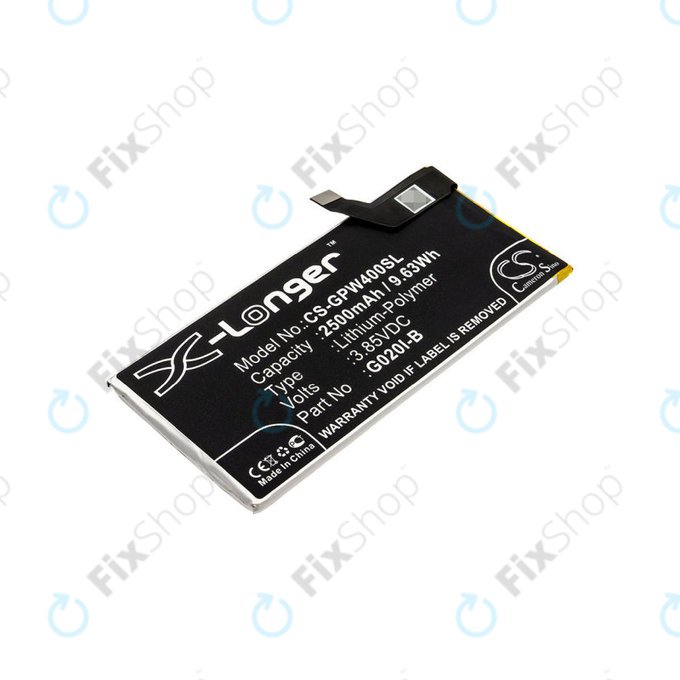 Μπαταρία για Google Pixel 4, 2500mAh, Li-Pol, 3.85 V, G020I-B, HQ