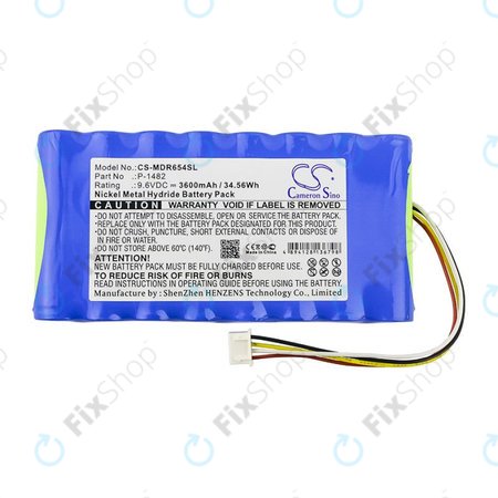 Μπαταρία για Chauvin Arnoux 6116, 8335, Scopix Mobiles Oscilloscope II, Megger CA 6543, 3600mAh, Ni-MH, 9.6V, P-1482, HQ