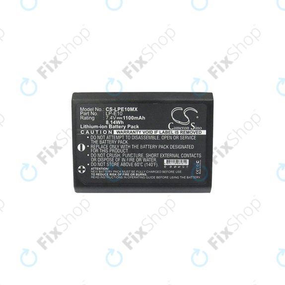 Battery για Canon EOS 1100D | 1200D | Kiss X50 | Rebel T3 | T5 | LP-E10 | Li-Ion | 1100mAh | HQ