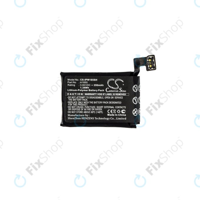 Μπαταρία για Apple Watch 3 42 mm, 350mAh, GPS + Cellular Version, Li-Pol, 3.82 V, A1850, HQ