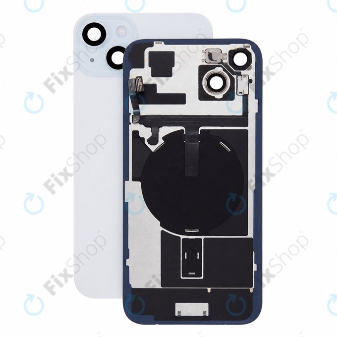 Γυαλί πίσω περιβλήματος για iPhone 15 Plus, Black, Pulled A