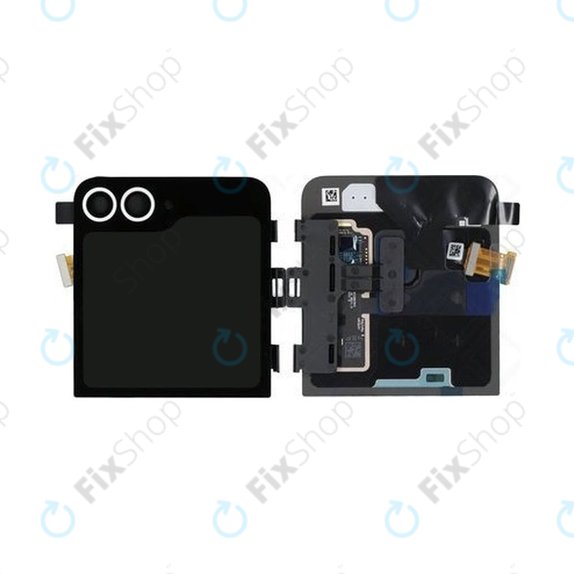 Συγκρότημα οθόνης για Samsung Z Flip 6, F741B, External, White, Service Pack