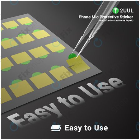 Προστατευτικά αυτοκόλλητα μικροφώνου τηλεφώνου, 2UUL DA32, 500τμχ/πακέτο