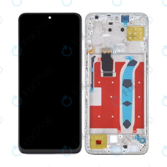 Συγκρότημα οθόνης για Honor X8, Titanium Silver, Aftermarket