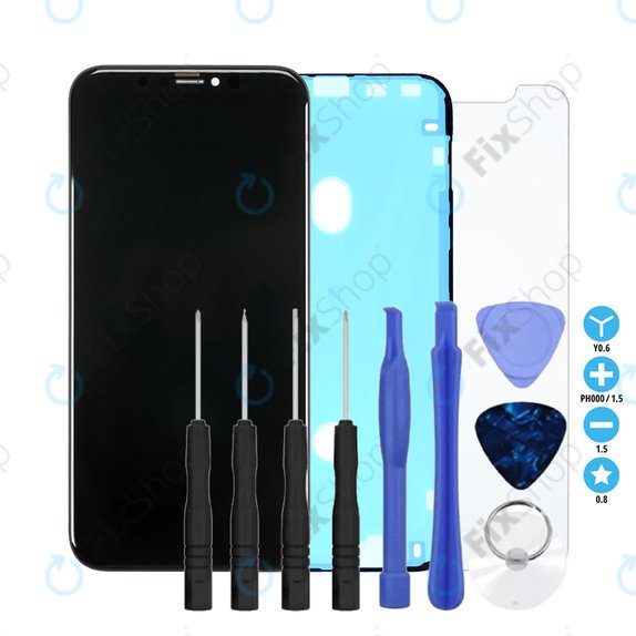 Οθόνη In-Cell για iPhone XR, Αφής με πλαίσιο, Κόλλα (Adhesive), Προστατευτικό Γυαλί, Εργαλεία, FixPremium
