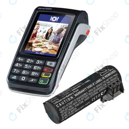 Μπαταρία για Ingenico Move 5000, 3000mAh, Li-Ion, 3.7V, F26402376, HQ