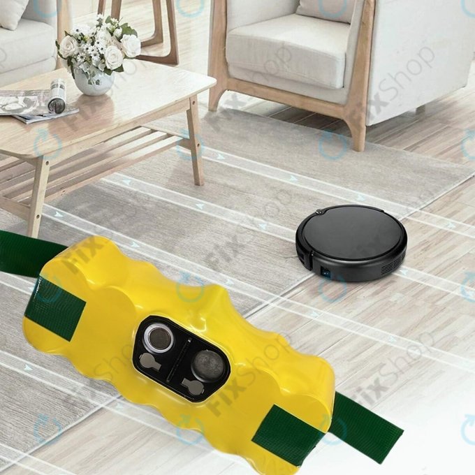 Μπαταρία για iRobot Roomba 500, 600, 700, 800, 900-series, R3, Scooba 450, Vileda 137173, 11702, GD-Roomba-500, VAC-500NMH-33, 14.4V, 3300mAh