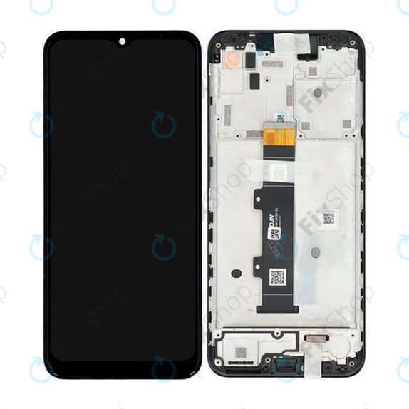 Συγκρότημα οθόνης για Motorola Moto G30, XT2129, Phantom Black, Service Pack