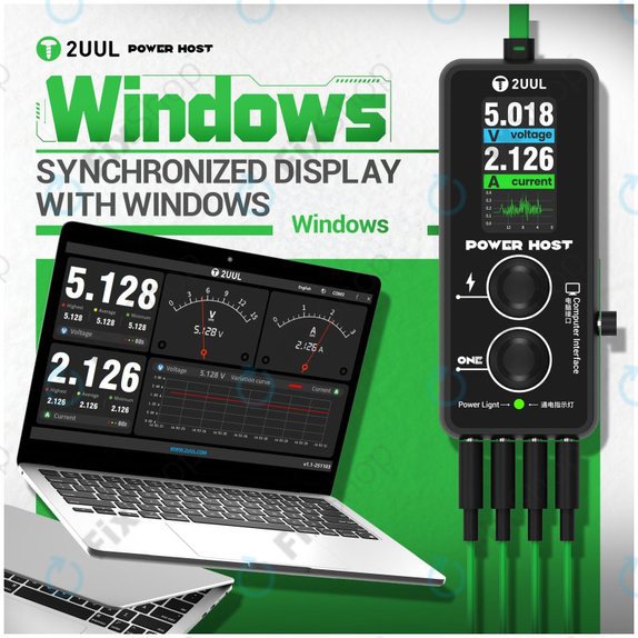 Ψηφιακός ελεγκτής τάσης και ρεύματος USB-C (Power Host), 2UUL PW15