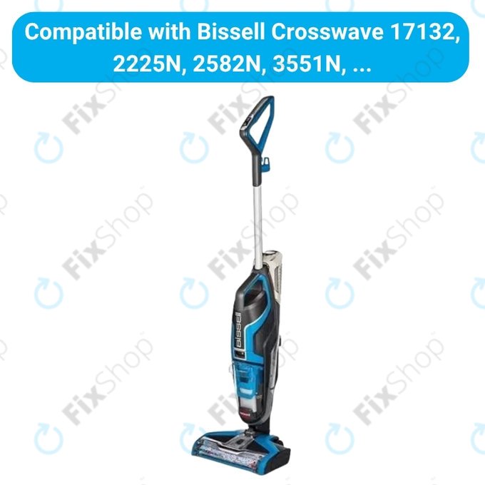 Σετ ανταλλακτικών για Bissell Crosswave 17132, 2225N, 2582N, 3551N (2x περιστρεφόμενη βούρτσα για χαλιά, 2 ζεύγη περιστρεφόμενων βουρτσών για διάφορες επιφάνειες, 4x Φίλτρο)