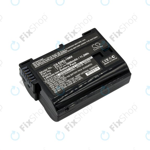 Μπαταρία για Nikon Coolpix D7000, 1600mAh, Li-Ion, 7V, EN-EL15, HQ
