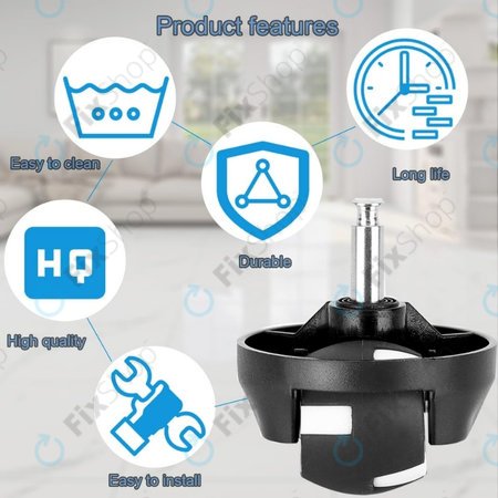 Εμπρόσθιος Τροχός για Eufy Robovac-series | Μαύρο | Black