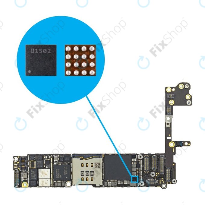 Οπίσθιος φωτισμός IC U23 Chip για iPhone 5, 5C, 5S, 6, 6 Plus
