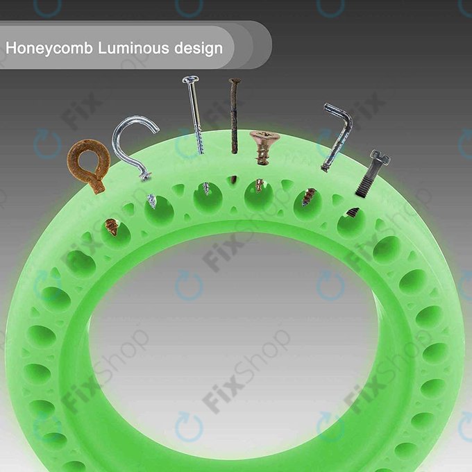 Ανθεκτικό Πλήρες Ελαστικό χωρίς Σωλήνα (Πράσινο Φθορίζον) για Xiaomi Mi Electric Scooter 1S | 2 M365 | Essential | Pro | Pro 2 | Πράσινο | Green Fluorescent