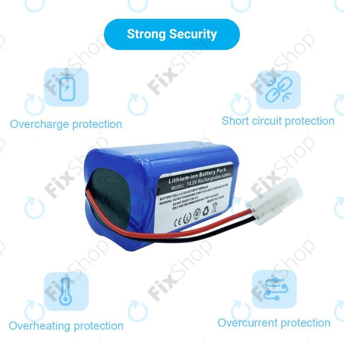 Μπαταρία για Xiaomi Essential (Mijia G1), Flyco FC-series, myVacBot SN500, Panasonic MC-series, Phicomm X3, Puppy R-series, Li-026418, 14.8V, 2600mAh