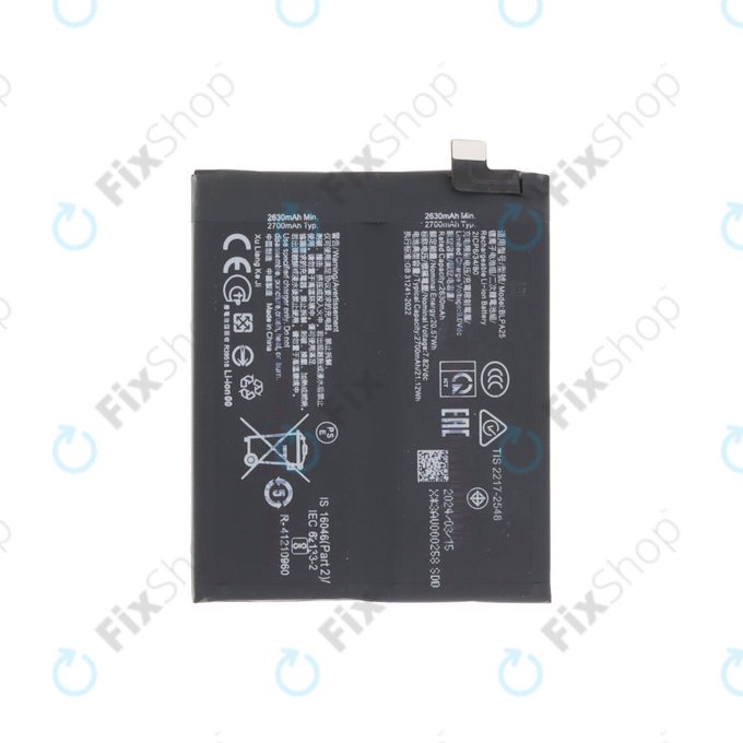 Μπαταρία για OnePlus 12 PJD110, BLP975, 5000mAh