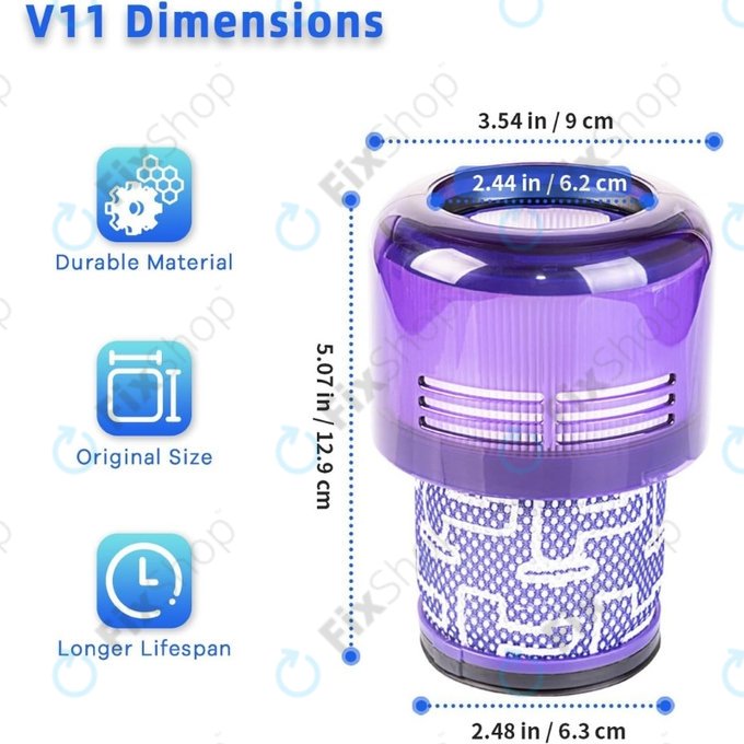 Φίλτρο Σκόνης για Dyson V11 | V15