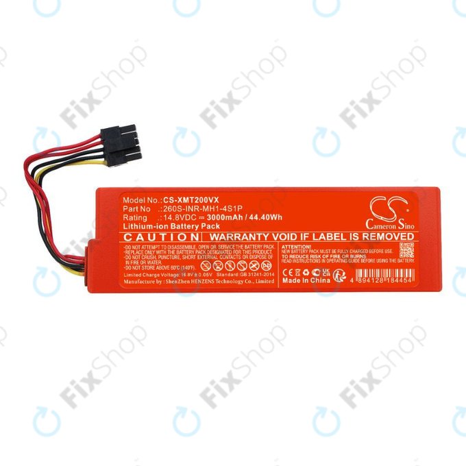 Μπαταρία για Xiaomi Mi Robot Vacuum Mop 2 (Mijia 2C), 2Pro, 260S-INR-MH1-4S1P, 14.8V, 3000mAh, HQ