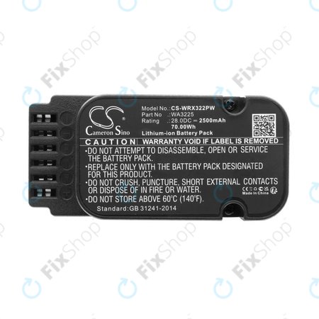 Μπαταρία για Worx Landroid WG790, WG796, L1500, L2000, 2500mAh, Li-Ion, 28V, WA3225, HQ