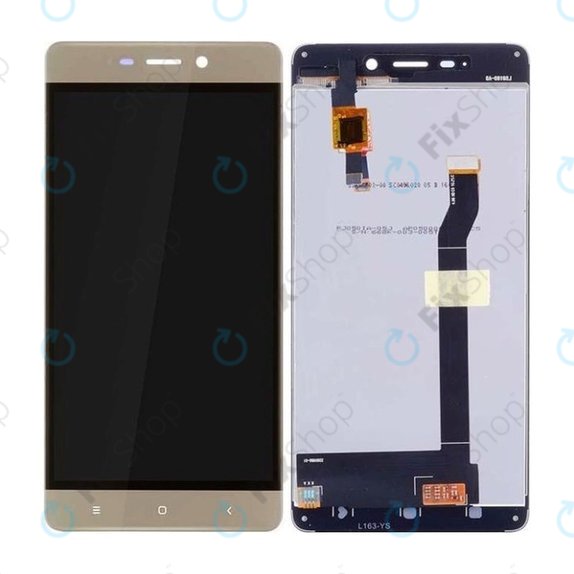 Οθόνη με οθόνη αφής για Xiaomi Redmi 4, Gold, Aftermarket
