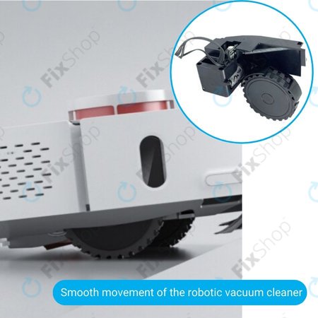 Τροχός με Κινητήρα (Αριστερός) για Roidmi EVE Plus | Μαύρο | Black