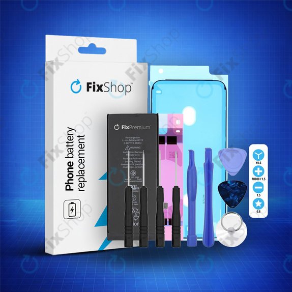 Μπαταρία για iPhone 8, 1821mAh, Κόλλα (Adhesive), Εργαλεία, FixPremium