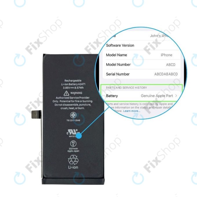 Battery για iPhone 12 Mini | 661-17939 | 2227mAh | Genuine Apple